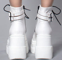 Load image into Gallery viewer, Demonia Shaker-52 White Vegan Leather
