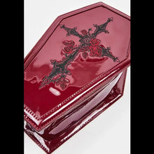 Load image into Gallery viewer, Red Patent Coffin Handbag
