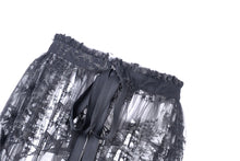 Load image into Gallery viewer, Dark in Love Black Star Sheer Mesh Skirt
