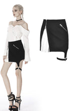 Load image into Gallery viewer, Dark in Love Garter Mini Skirt
