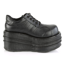 Load image into Gallery viewer, Demonia Tempo-08 Platform Sneakers in Black Vegan Leather
