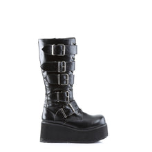 Load image into Gallery viewer, Demonia Trashville-518 Platform Boots in Black Vegan Leather
