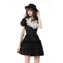Load image into Gallery viewer, Dark In Love Princess Ruffle Skull Lace Dress
