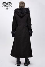 Load image into Gallery viewer, Devil Fashion Men&#39;s Long Hooded Coat with Detachable Faux Fur Trim
