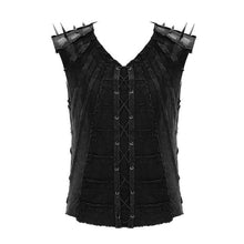 Load image into Gallery viewer, Devil Fashion Spiked Shoulder Tank Top
