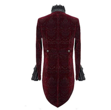 Load image into Gallery viewer, Devil Fashion Victorian Gothic Tailcoat in Burgundy
