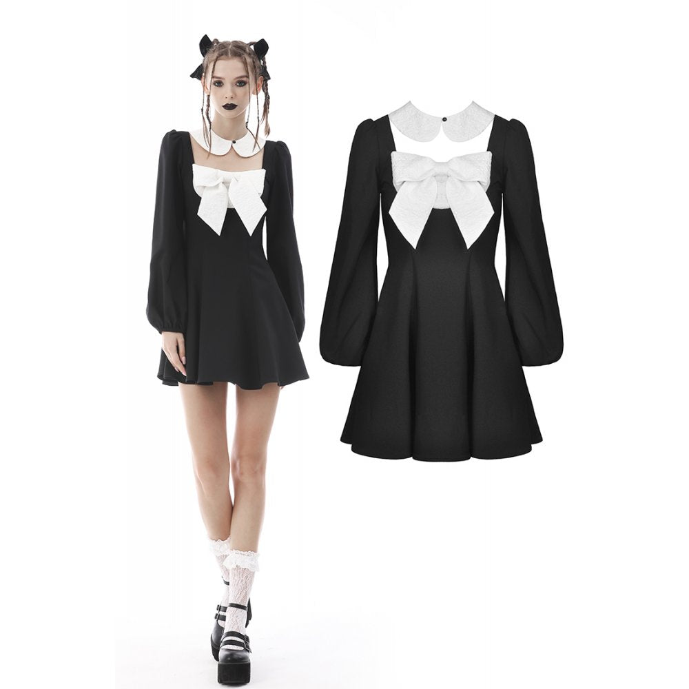 Dark In Love Gothic Lolita Bow-Knot Dress