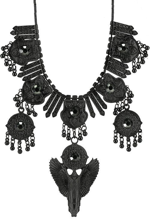 Restyle Black Angel Necklace