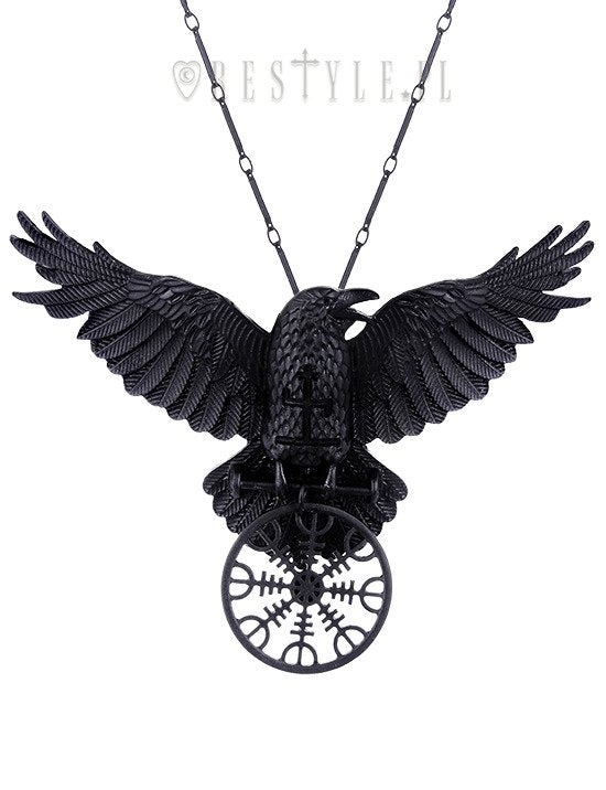 Restyle HELM OF AWE RAVEN PENDANT
