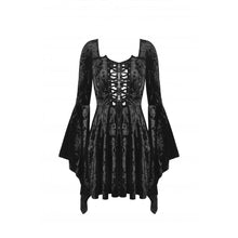 Load image into Gallery viewer, Dark In Love Devil Magic Diamond Velvet Dress
