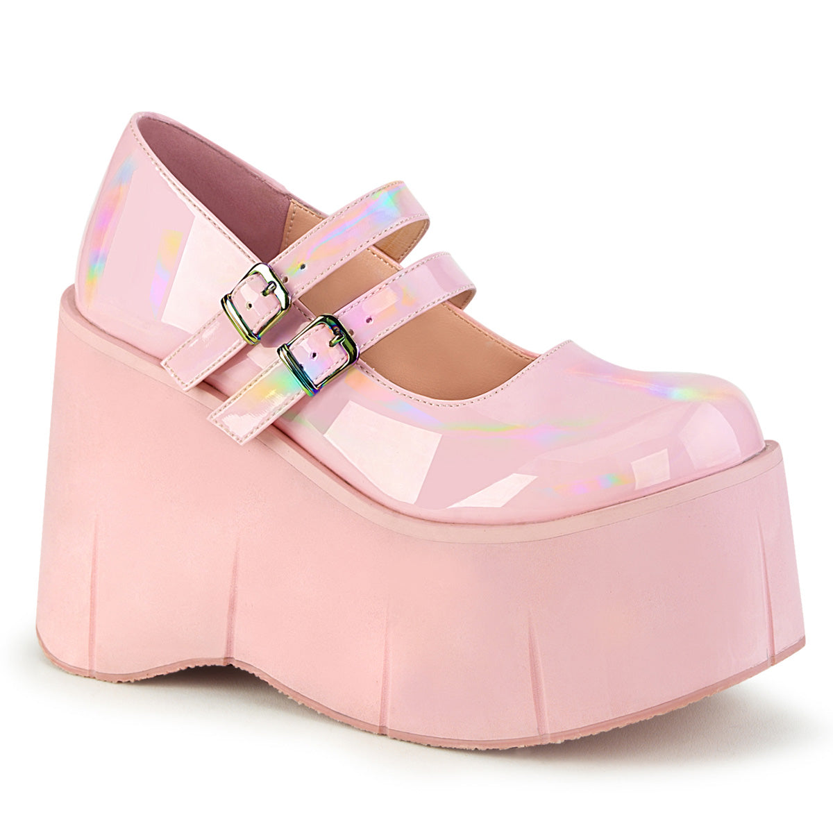 Demonia Kera 08 in Baby Pink Holo metroalternative