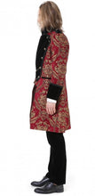 Load image into Gallery viewer, Pentagramme Men&#39;s Red and Gold Brocade Tailcoat
