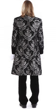 Load image into Gallery viewer, Pentagramme Men&#39;s Black and Silver Brocade Tailcoat
