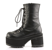 Load image into Gallery viewer, Demonia Ranger-301 Black Vegan Leather
