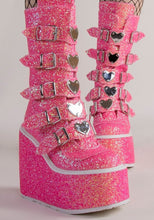 Load image into Gallery viewer, Demonia Swing-230G Sparkly Pink boots
