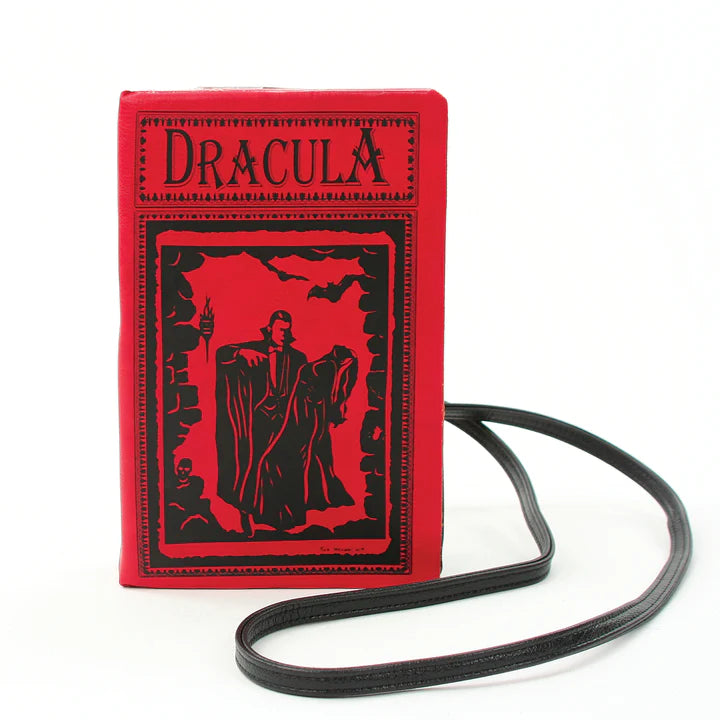 Dracula Book Cross Body Bag in Red